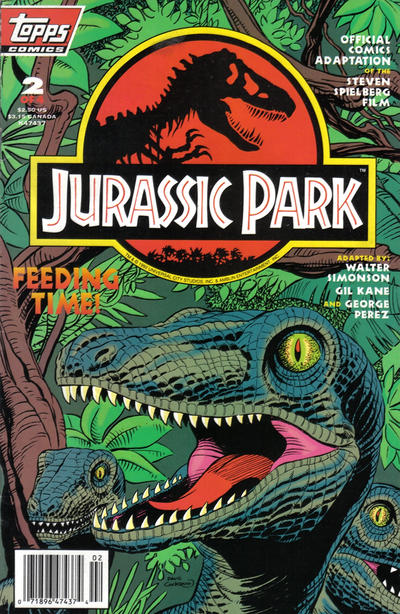 Jurassic Park 1993 #2 Newsstand ed. - 8.5 - $9.99