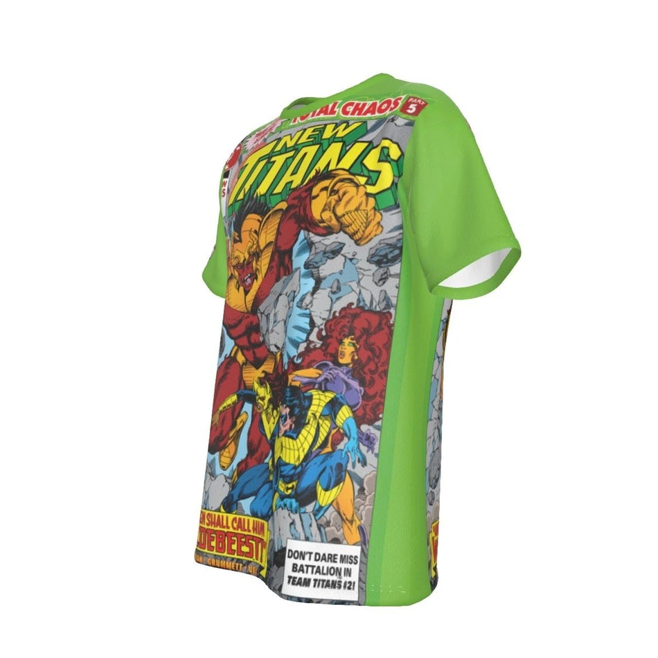 NEW TITANS 91 COVER ALL OVER PRINT SHIRT AND TANK TOP - WILDEBEEST