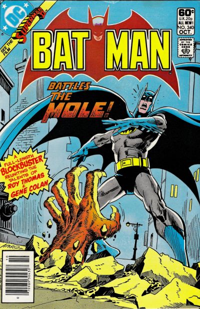 Batman 1940 #340 Newsstand ed. - back issue - $15.99