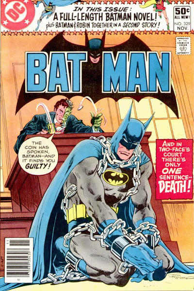 Batman 1940 #329 Newsstand ed. - back issue - $7.99