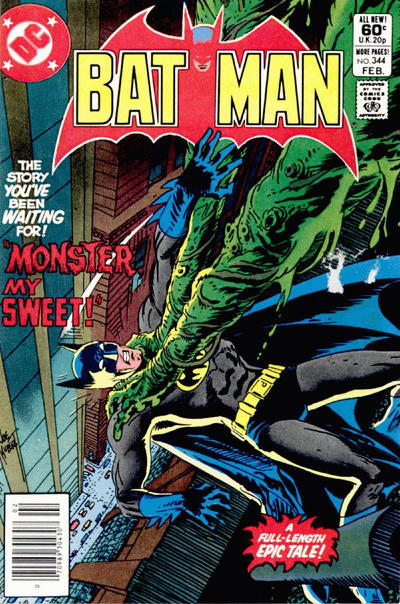 Batman 1940 #344 Newsstand ed. - back issue - $9.99