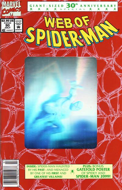 Web of Spider-Man 1985 #90 Newsstand ed. - high grade - $14.99