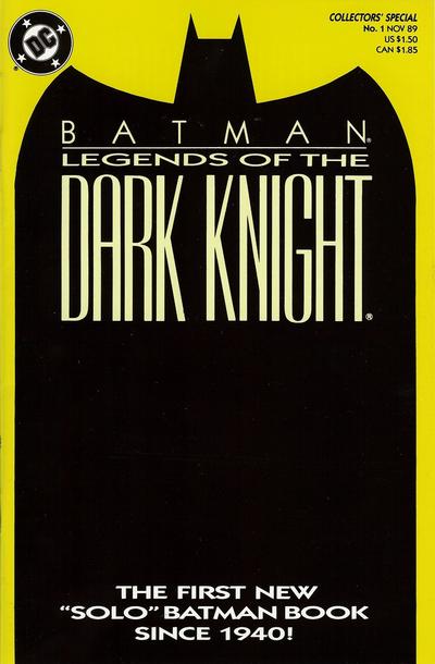 Legends of the Dark Knight 1989 #1 Yellow Cover - high grade - $4.99