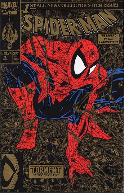 Spider-Man 1990 #1 Direct - Second Printing - Gold Edition - 9.4 - $24.99