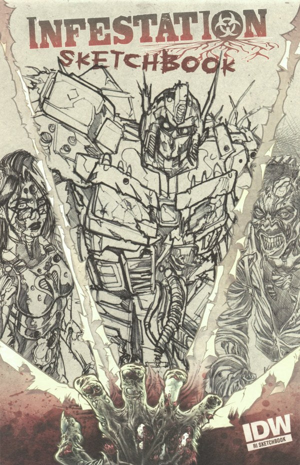 Infestation Sketchbook 2011 #[nn] RI: Optimus Prime - high grade - $4.99