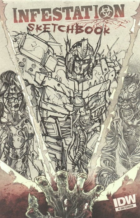 Infestation Sketchbook 2011 #[nn] RI: Optimus Prime - high grade - $4.99