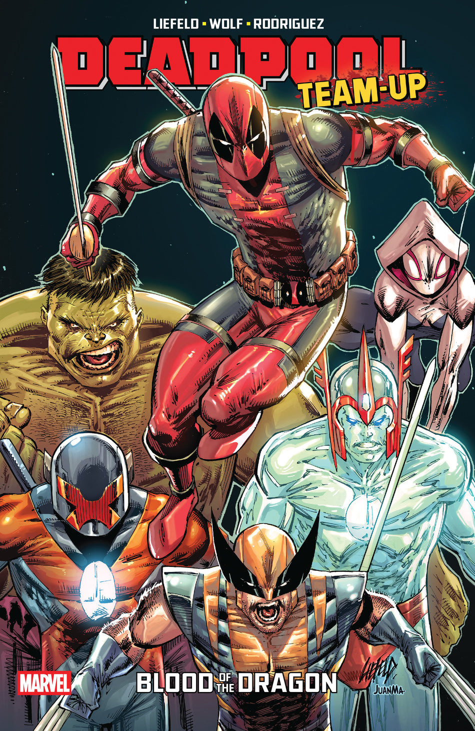 Stock Photo of  Deadpool Team Up By Rob Liefeld: Blood Of The Dragon Marvel Comics Graphic Novels sold by Stronghold Collectibles of Acadiana Lafayette, LA