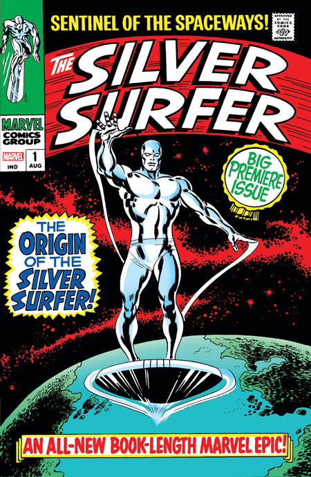 Stock Photo of Silver Surfer Omnibus Hardcover Volume 01 John Buscema First Issue Cover Marvel Comics Graphic Novels sold by Stronghold Collectibles of Acadiana Lafayette, LA
