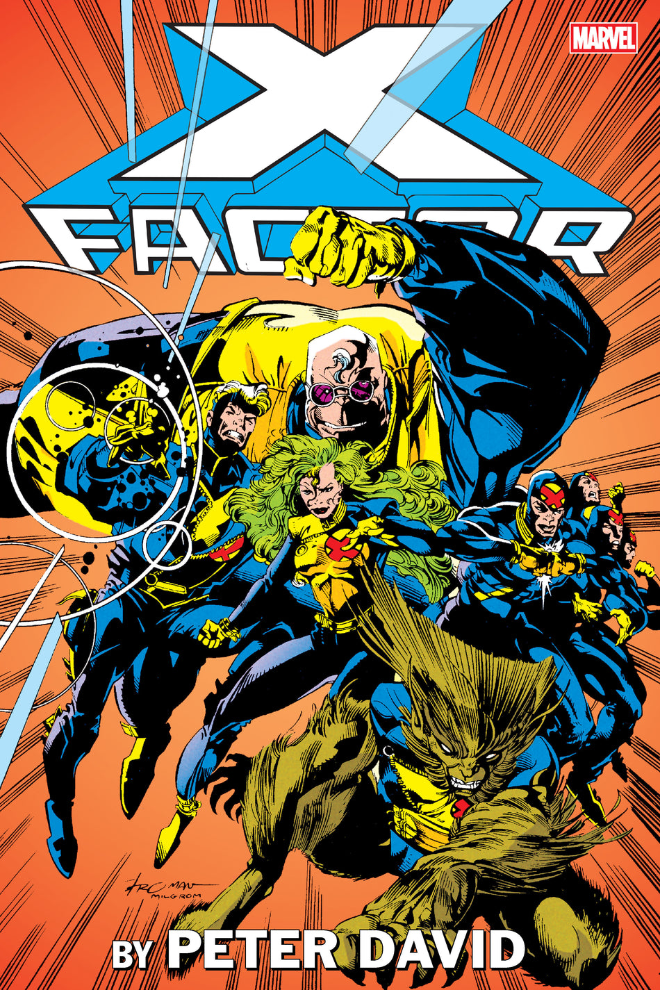 Stock Photo of  X Factor By Peter David Omnibus Volume. 1 Larry Stroman Cover [New Printing] Marvel Comics Graphic Novels sold by Stronghold Collectibles of Acadiana Lafayette, LA