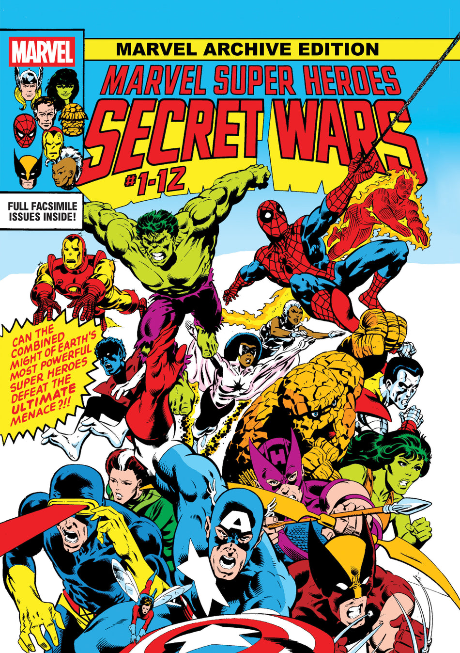 Stock Photo of  Marvel Archive Edition: Marvel Super Heroes Secret Wars Gallery Edition Mike Zeck Original First Issue Cover Marvel Comics Graphic Novels sold by Stronghold Collectibles of Acadiana Lafayette, LA