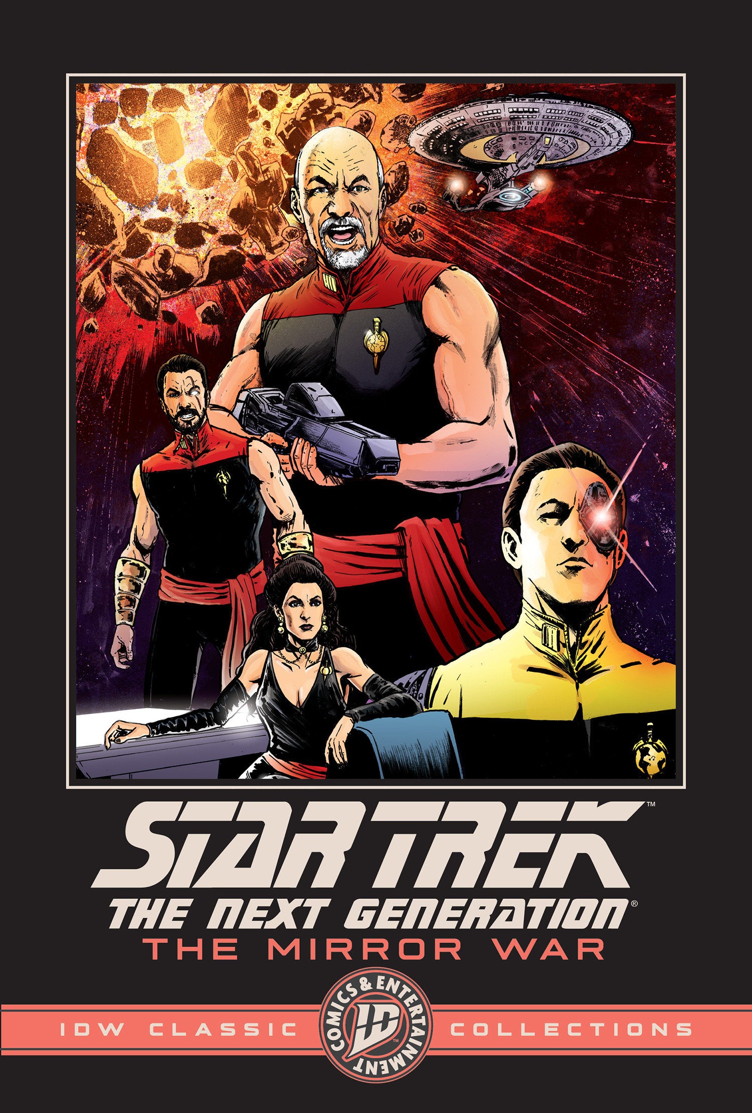 Stock Photo of  Star Trek: The Next Generation  The Mirror War  Idw Classic Collections IDW Publishing Graphic Novels sold by Stronghold Collectibles of Acadiana Lafayette, LA
