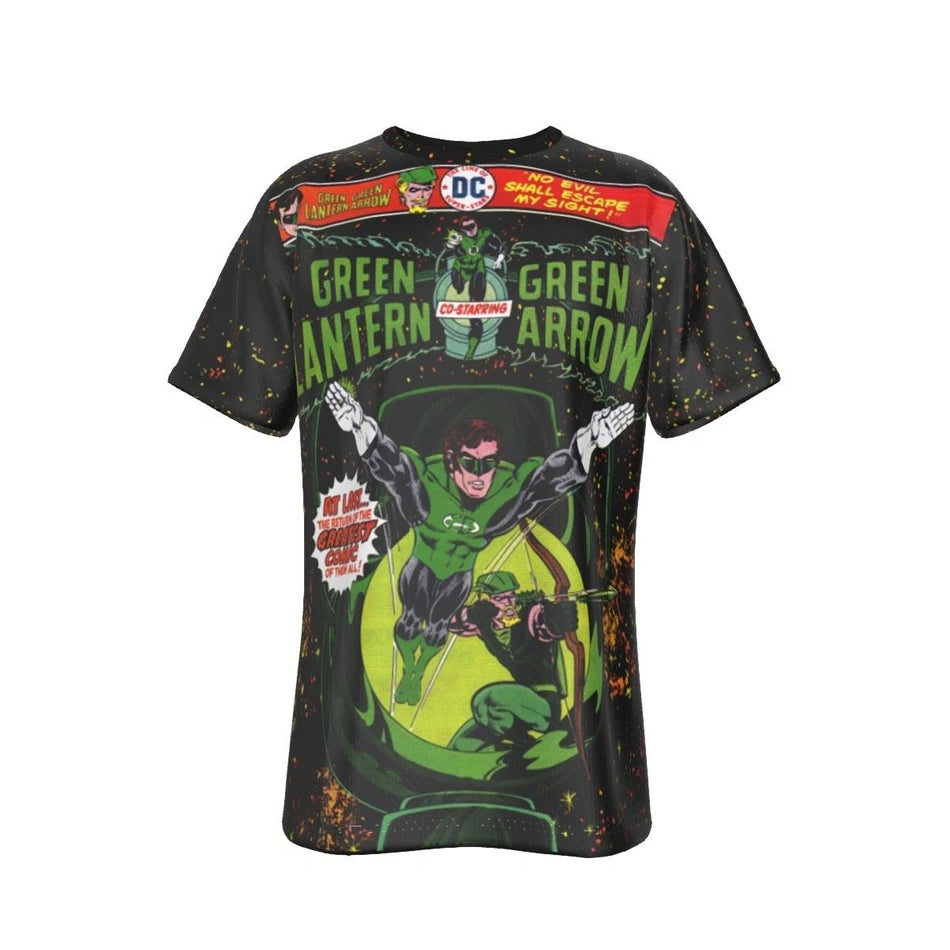 GREEN LANTERN GREEN ARROW 90 ALL OVER PRINT SHIRT AND TANK TOP