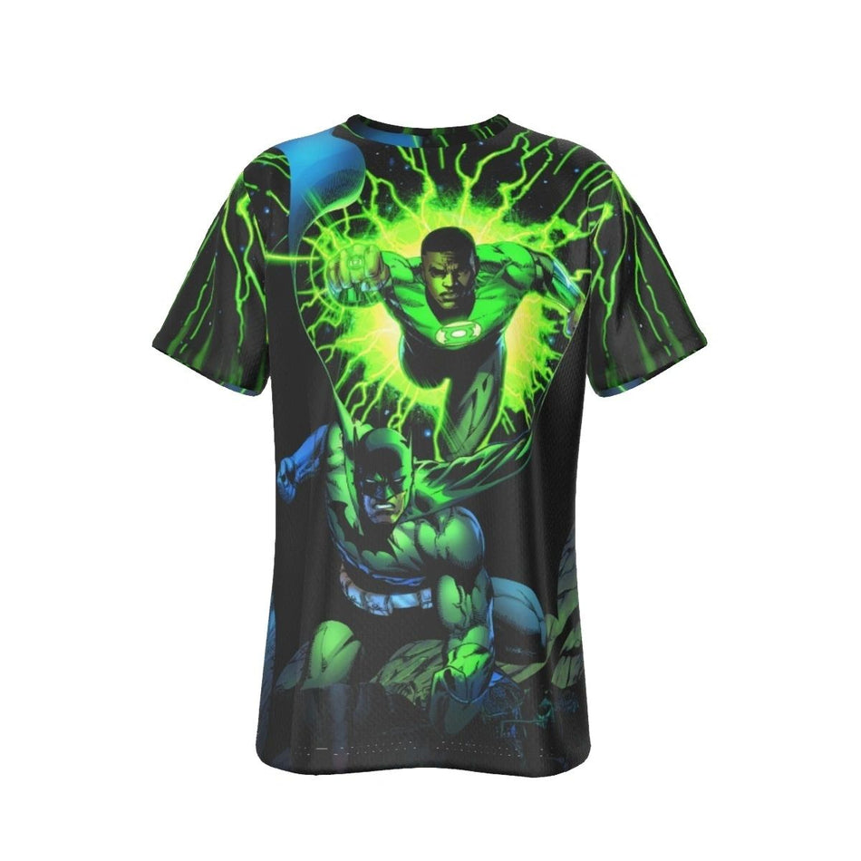GREEN LANTERN CORPS 33 ALL OVER PRINT SHIRT AND TANK TOP -BATMAN/JOHN STEWART