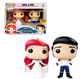 Funko Pop! Ariel & Eric 2 Pack Disney Treasures Exclusive + Protector