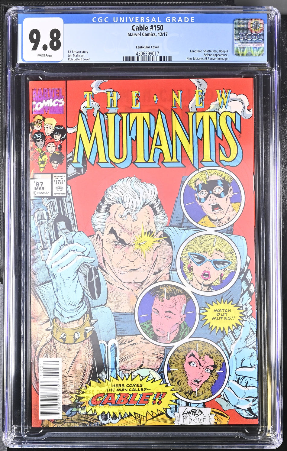 Cable #150 Lenticular CGC 9.8