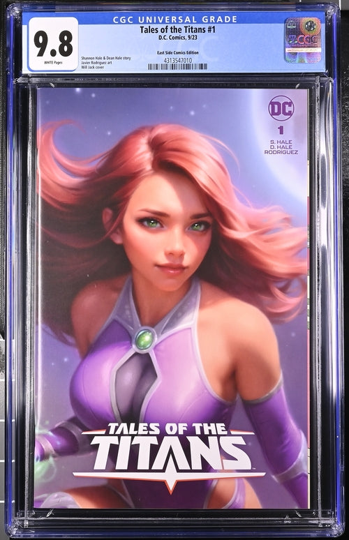 CGC 9.8 TALES OF THE TITANS #1 WILL JACK VARIANT