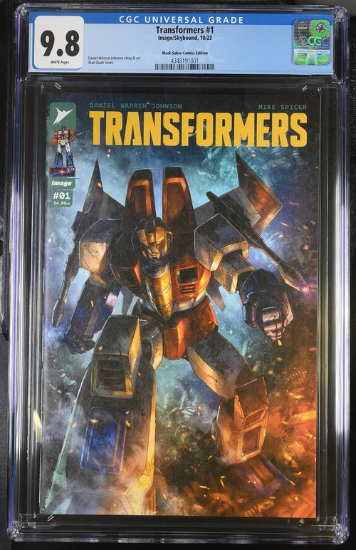 Transformers #1 CGC 9.8 Alan Quah Exclusive [Limited to 1000]