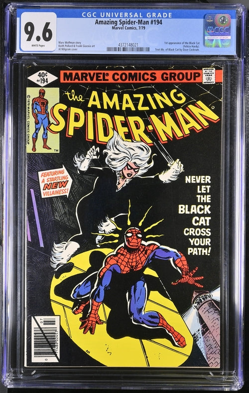 Amazing Spider-Man #194 CGC 9.6 (1st appearance of Black Cat)