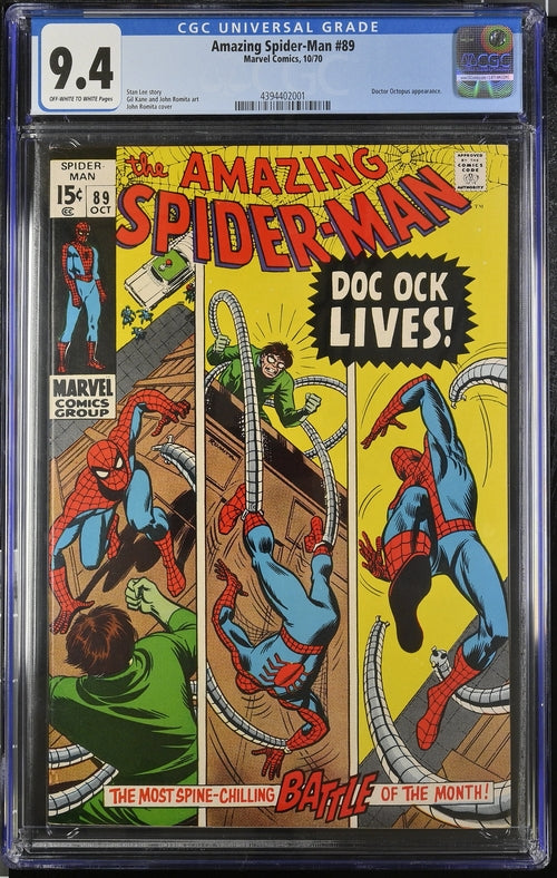Amazing Spider-Man #89 CGC 9.4