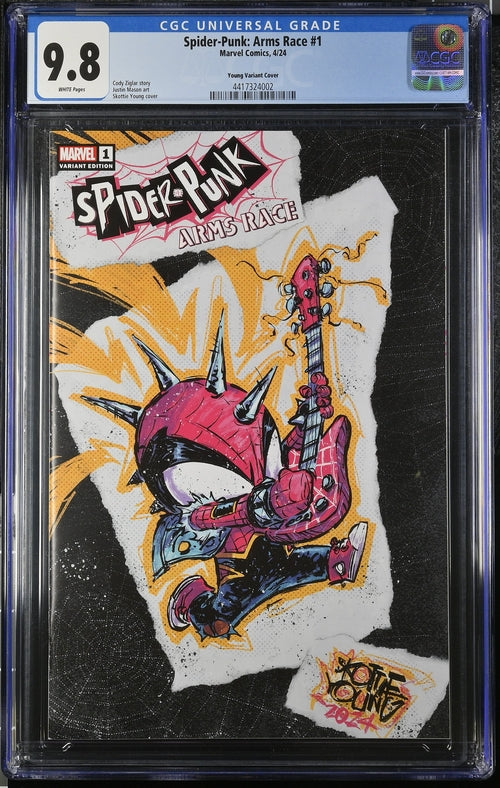 Spider-Punk Arms Race #1 CGC 9.8 Skottie Young Exclusive Variant