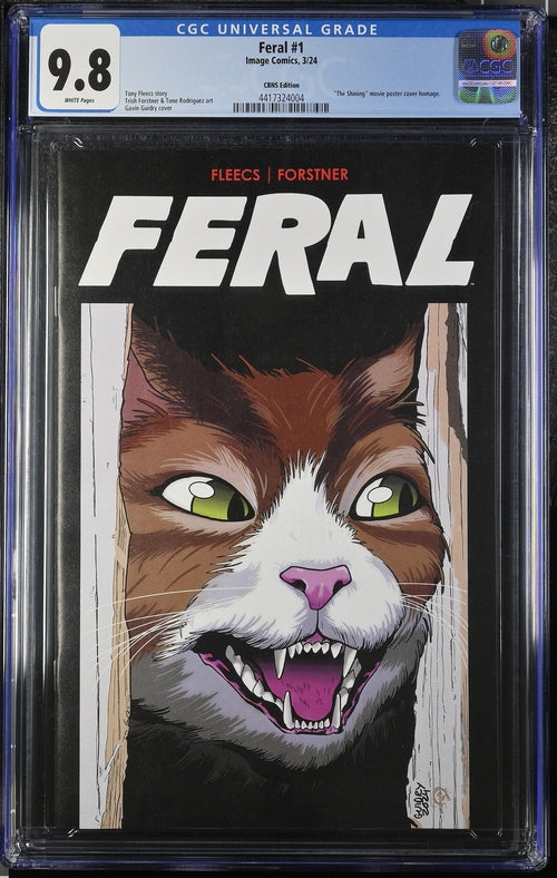 CGC 9.8 Feral #1 Gavin Guidry Exclusive "Shining" Homage (Limited to 500)