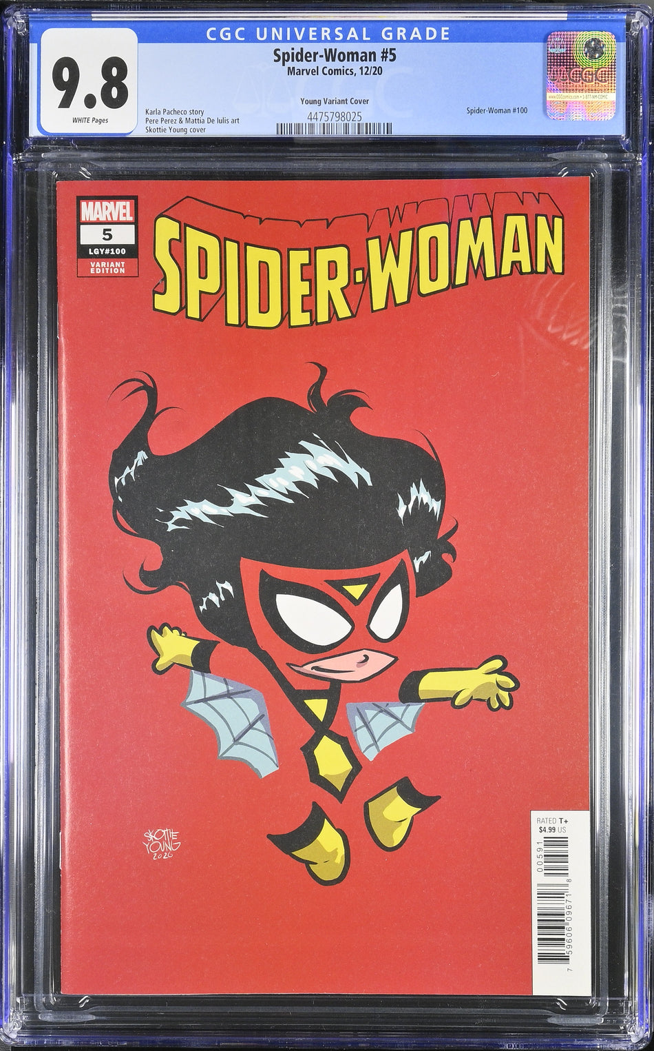 Spider-Woman #5 CGC 9.8 Skottie Young Variant