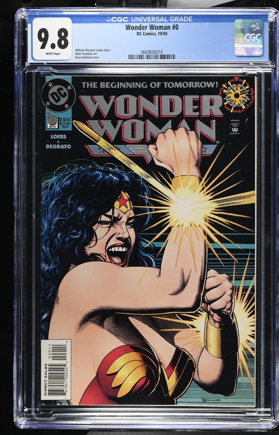 CGC 9.8 Wonder Woman #0