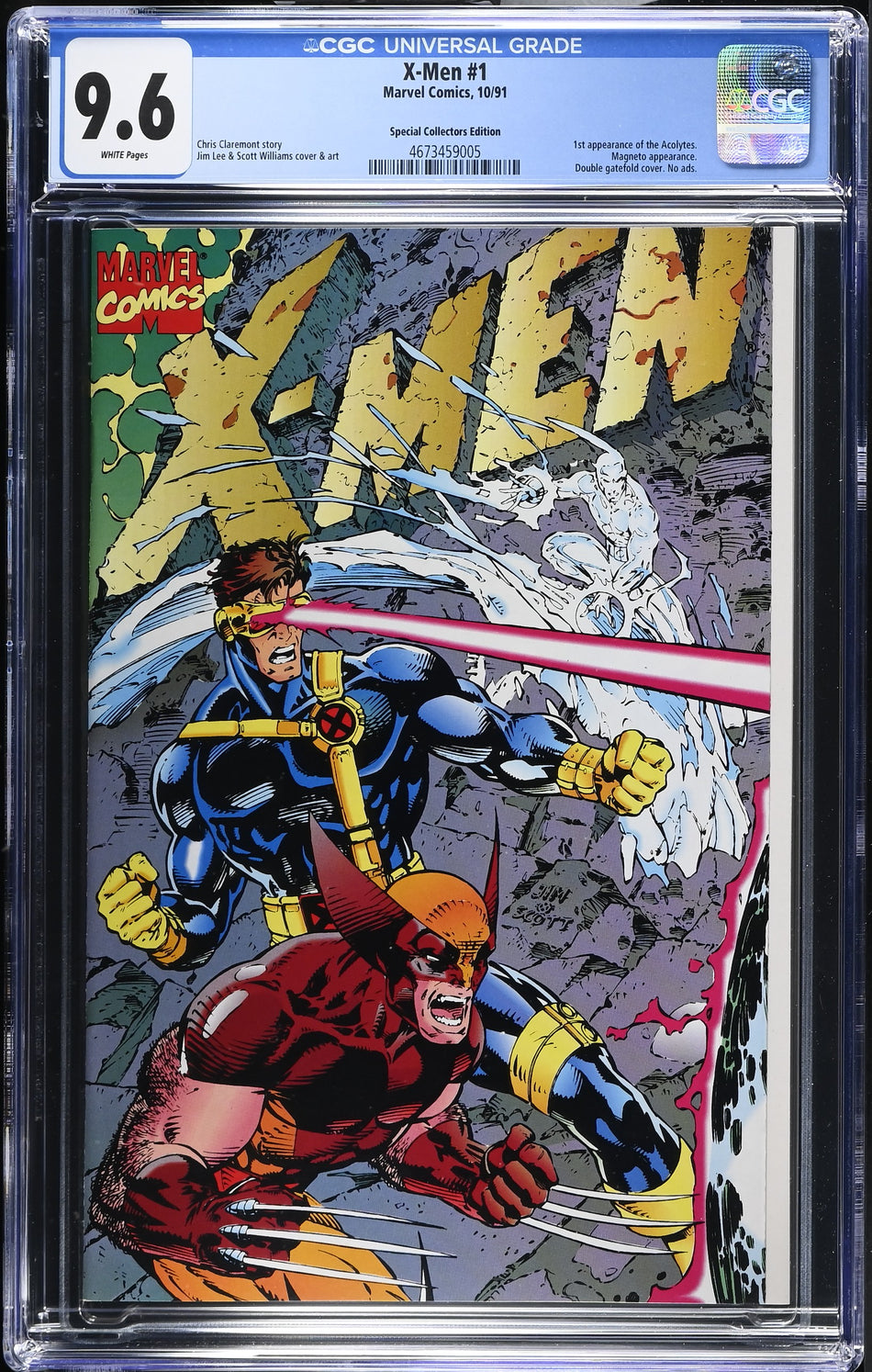 CGC 9.6 X-Men #1 Special Collectors Edition (1st appearance of the Acolytes. Magneto appearance. Double gatefold cover. No ads.)