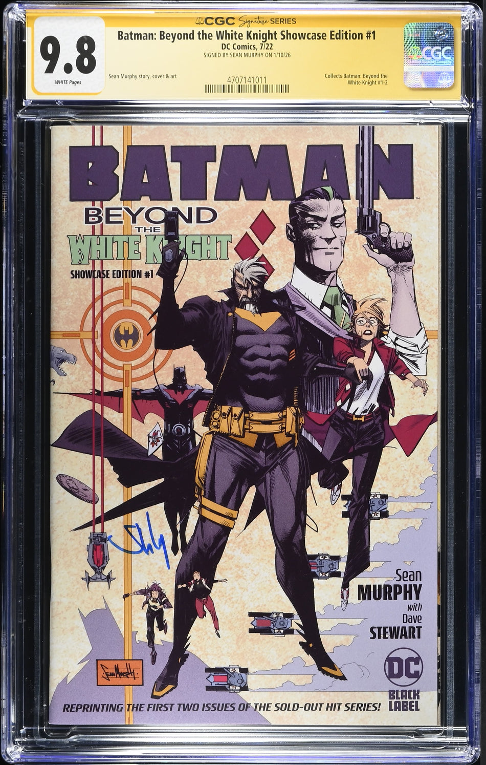 CGC 9.8 Batman Beyond the White Knight Showcase Edition #1 SIGNED by Sean Murphy on 01/10/2026