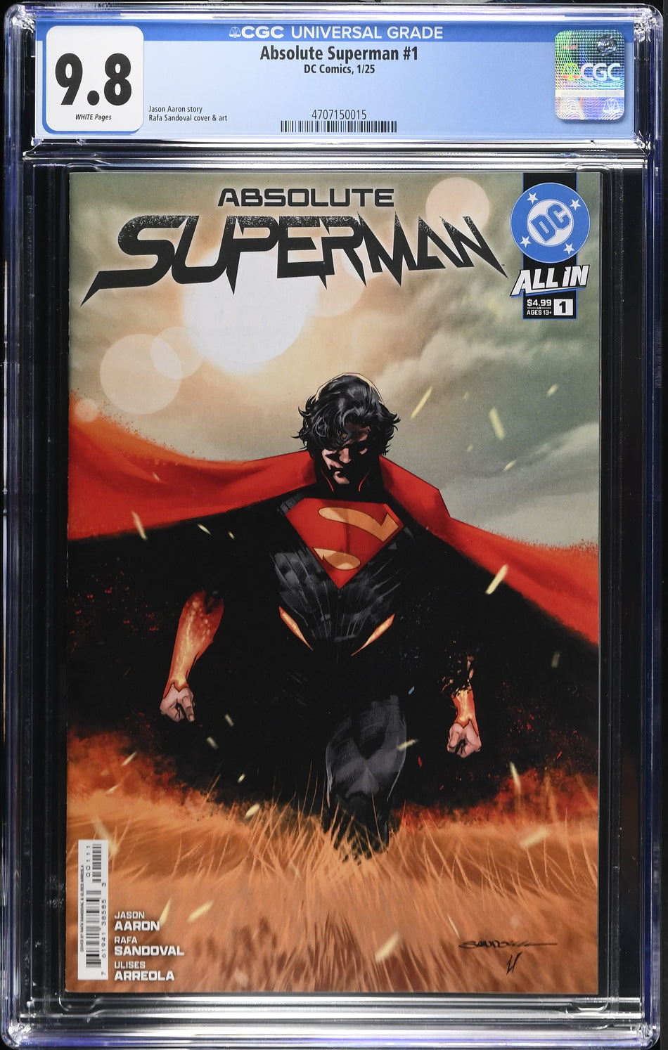 CGC 9.8 Absolute Superman #1 1st Print
