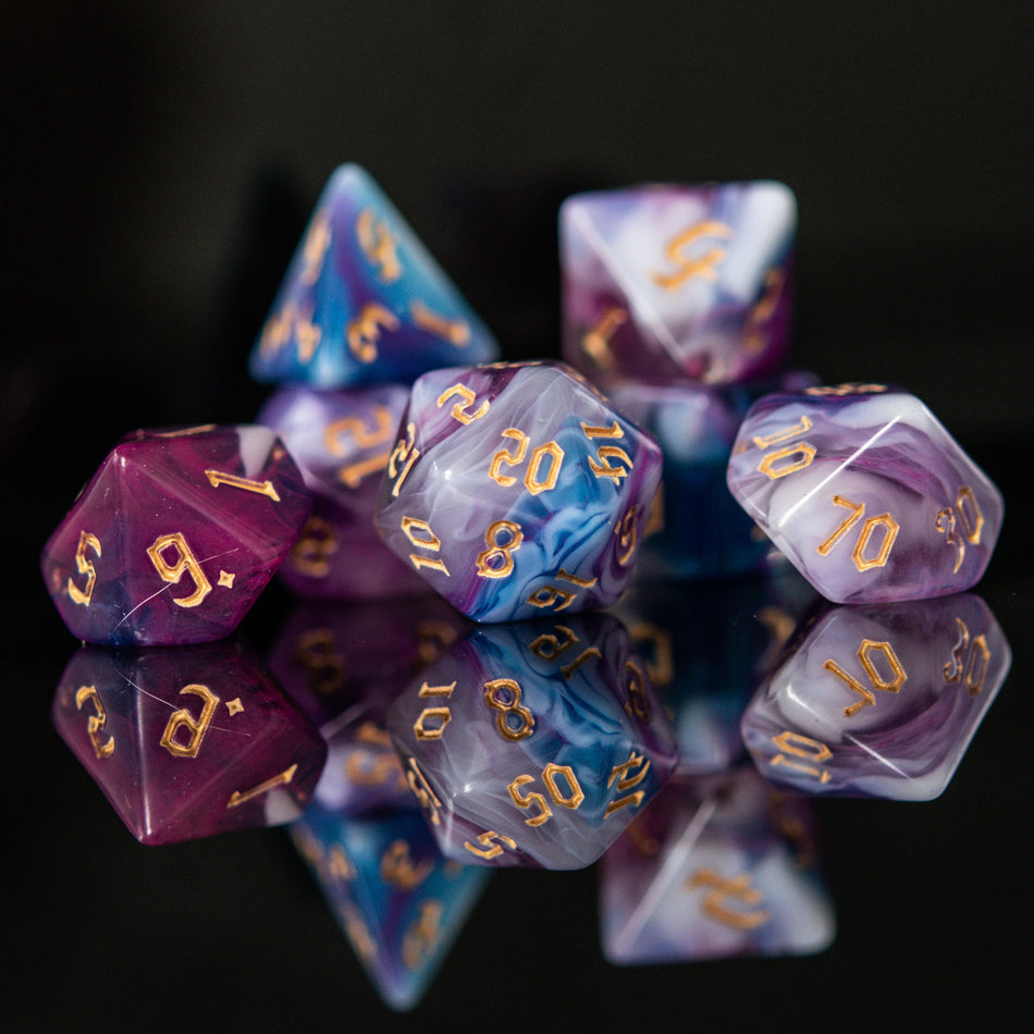 Wizard Class Acrylic Dice Set