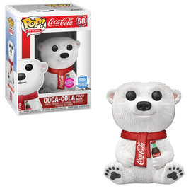 Funko Pop! Ad Icons Coca-Cola Polar Bear #58 Funko Shop Excl + Protector