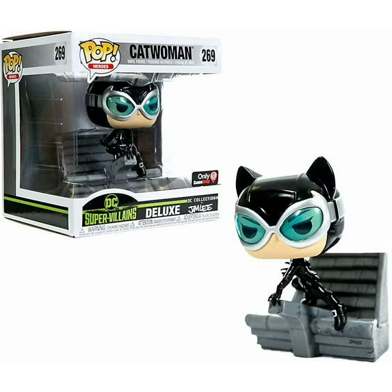 Funko POP! Heroes: Catwoman #269 GameStop Excl - Deluxe DC Jim Lee Collection