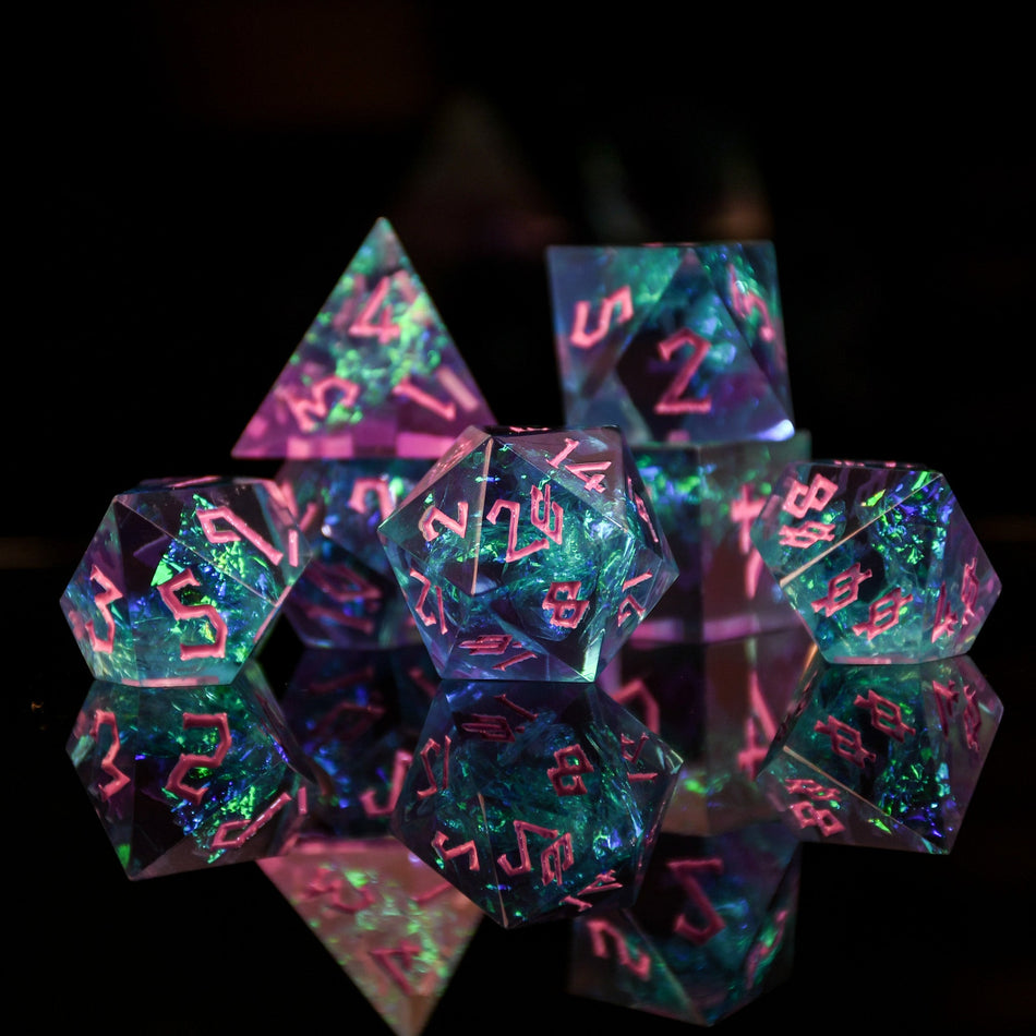 Dispel Magic Sharp-Edged Resin Dice Set