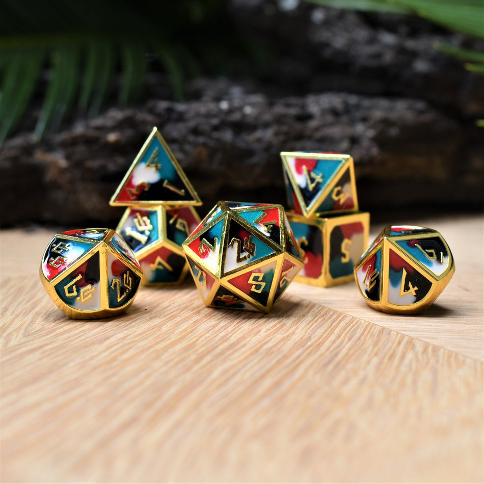 Celebration Metal Dice Set