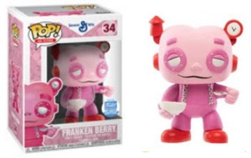 Funko Pop! Ad Icons Franken Berry with Cereal #34 Funko Shop Excl + Hard Stack Protector
