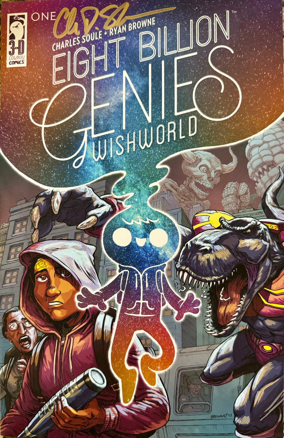 Eight Billion Genies Wishworld NYCC exclusive signed