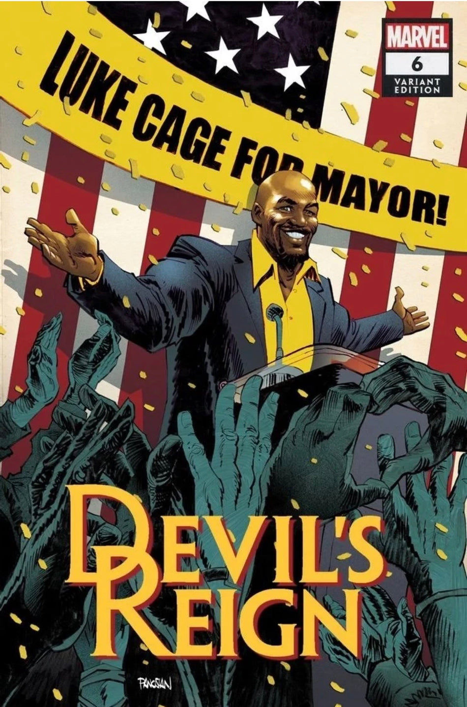 Devils Reign #6 (Of 6) Panosian Spoiler Variant