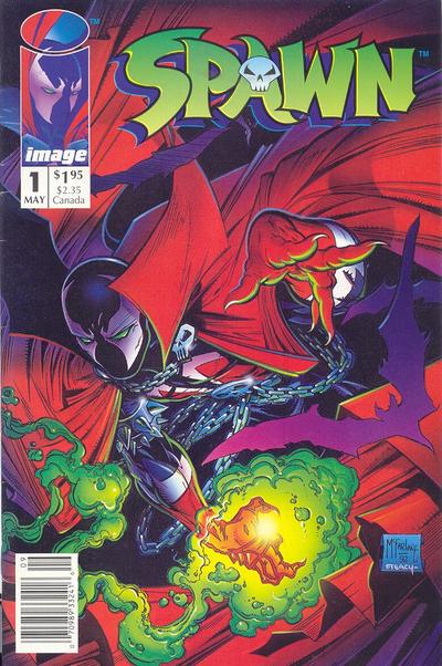 Spawn 1992 #1 Newsstand ed. - 6.5 - $19.99