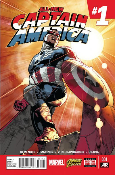 All-New Captain America 2015 #1 - 9.2 - $6.99