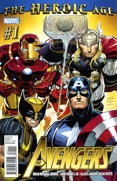 Avengers 2010 #1 Standard Cover - 8.0 - $4.99