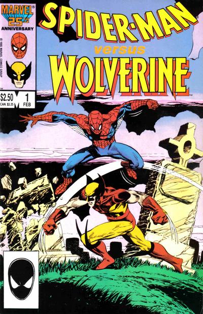 Spider-Man vs. Wolverine 1987 #1 Direct ed. - high grade - $17.99