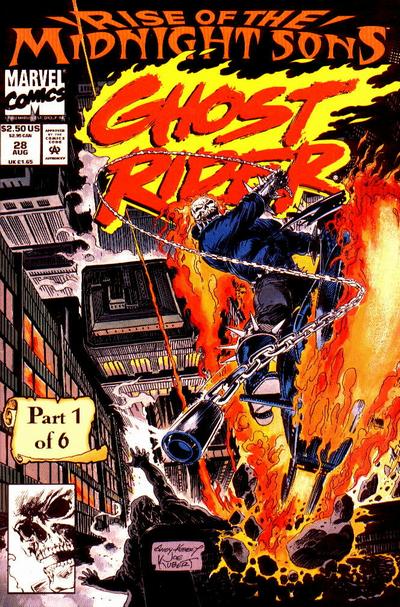 Ghost Rider 1990 #28 Direct ed. - back issue - $14.99