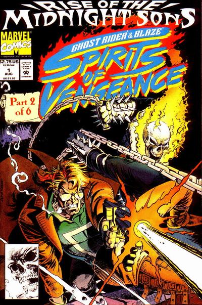 Ghost Rider / Blaze: Spirits of Vengeance 1992 #1 Direct ed. - high grade - $9.99
