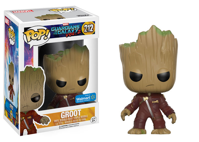 Funko Pop! Guardians of the Galaxy Vol. 2 POP! Marvel Groot Exclusive Vinyl Bobble Head #212 [Angry, Ravager Suit]
