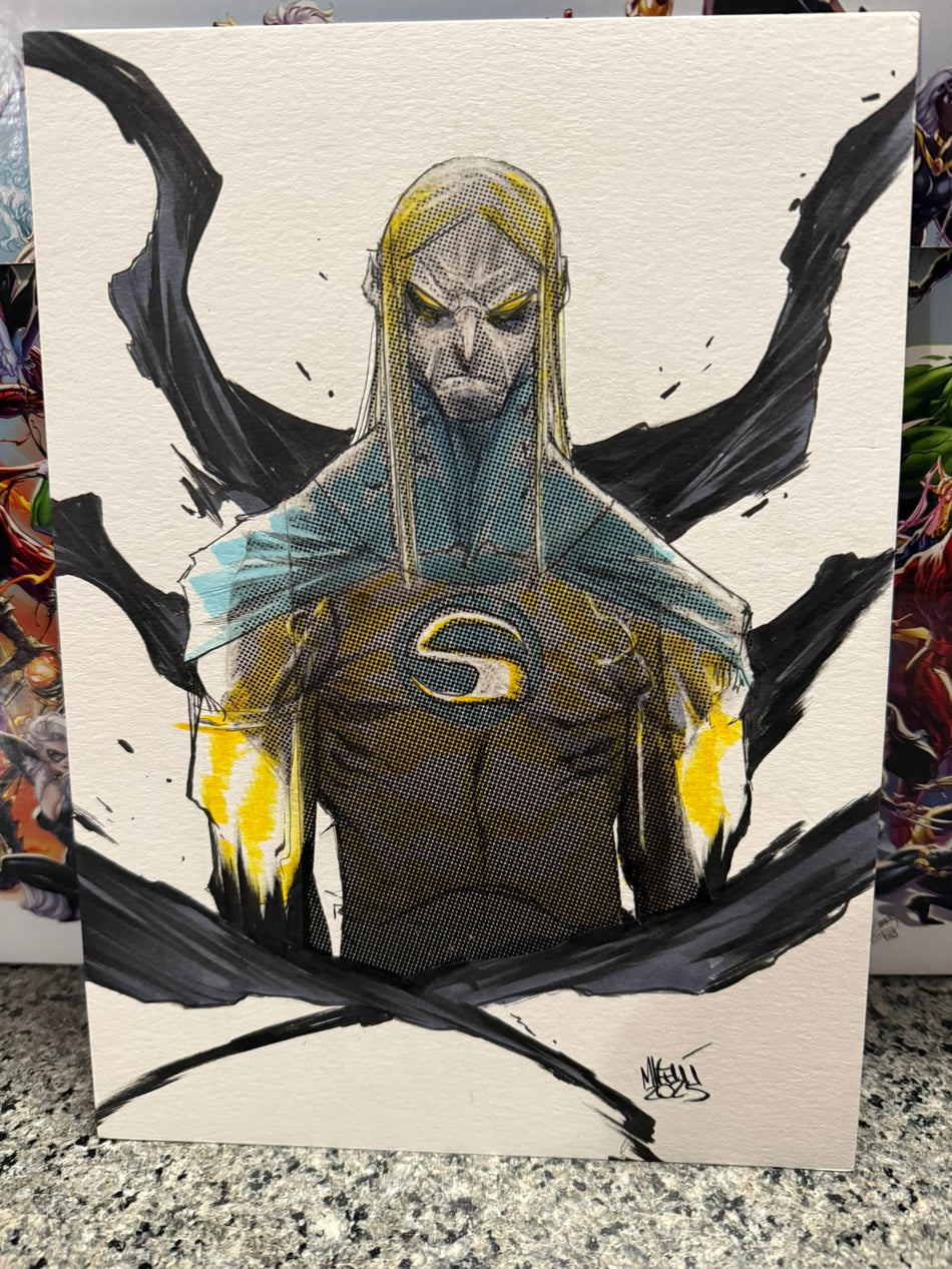 CHARITY AUCTION - Original art 8x11, Sentry, Allesandro Micelli -image-1