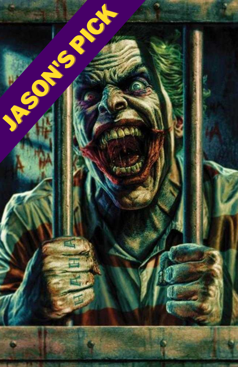 Joker The Man Who Stopped Laughing #9 CVR B Lee Bermejo Variant