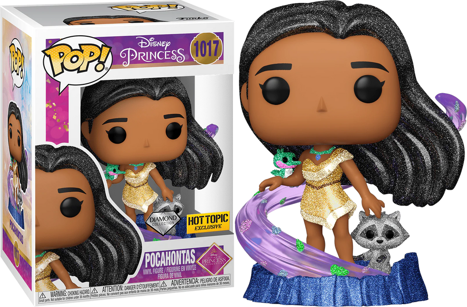 Funko Pop! Pocahontas #1017 Diamond Hot Topic Exclusive + Protector JS
