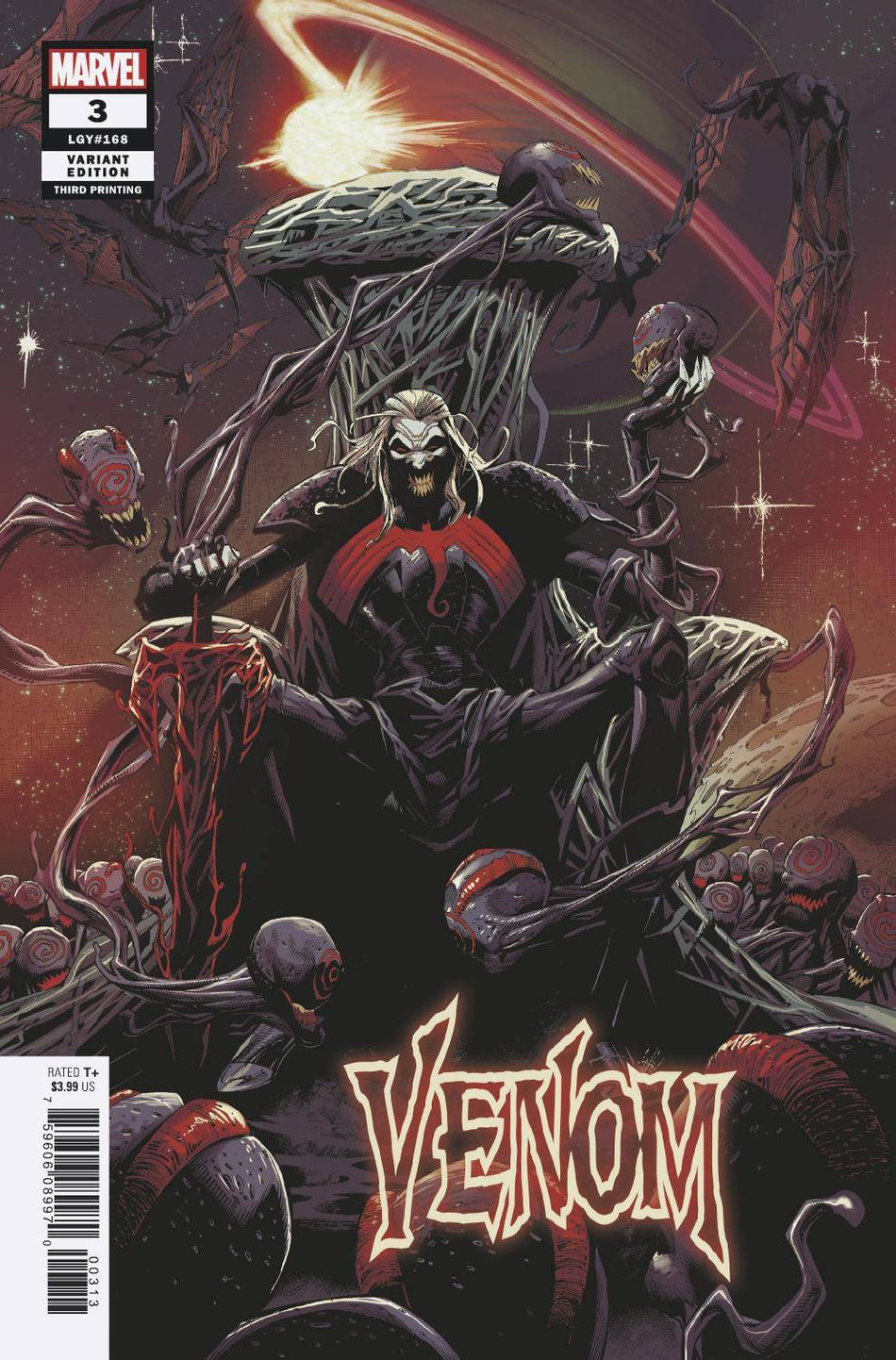 Venom #3 RARE 3rd Print (1st Knull) NM+