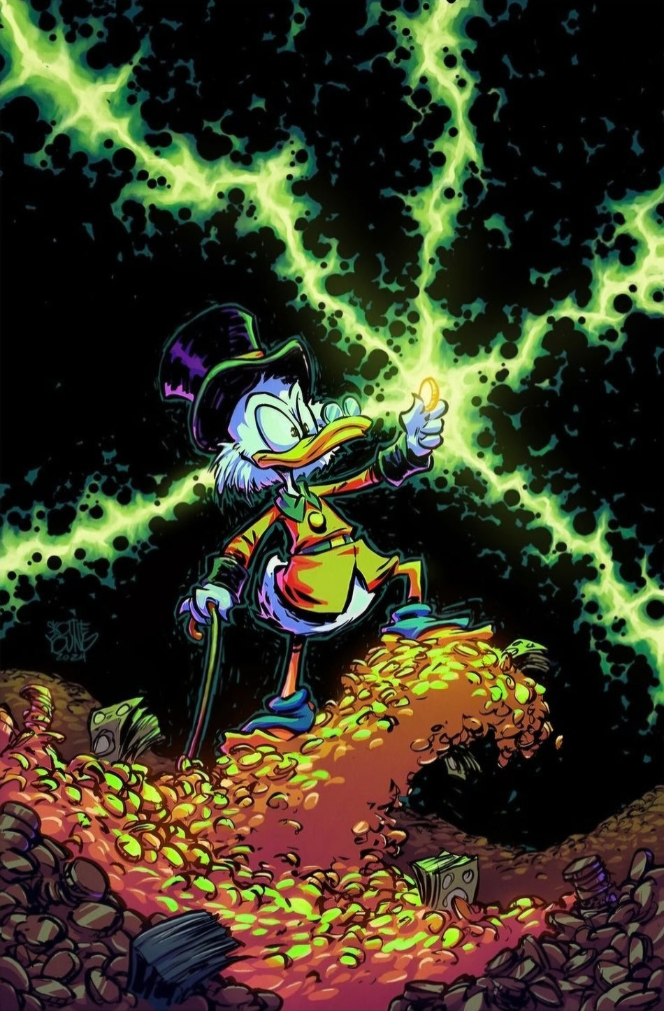 Uncle Scrooge And The Infinity Dime #1 Skottie Young Variant PRE-ORDER 05/06